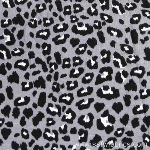 Print Spandex Stocklot Wholesale Cheap Viscose Fabric